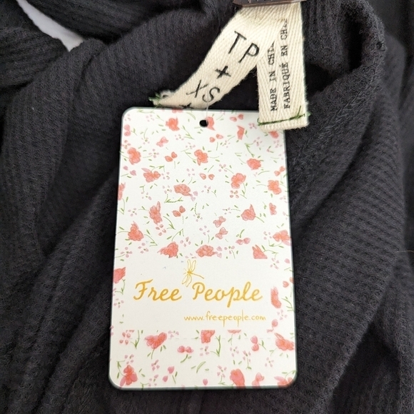 NWT Free People We The Free Wonder Woman Goth Mock Neck Thermal Tunic XS - Picture 8 of 13